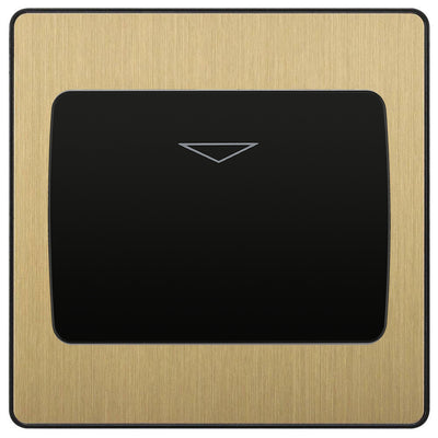 BG Evolve Satin Brass Key Card Switch PCDSBKYCSB by British General (BG-PCDSBKYCSB)