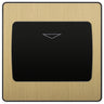 BG Evolve Satin Brass Key Card Switch PCDSBKYCSB by British General (BG-PCDSBKYCSB)
