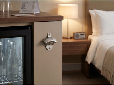 Wall Mounted Bottle Opener (GRI0025) in Brushed Steel