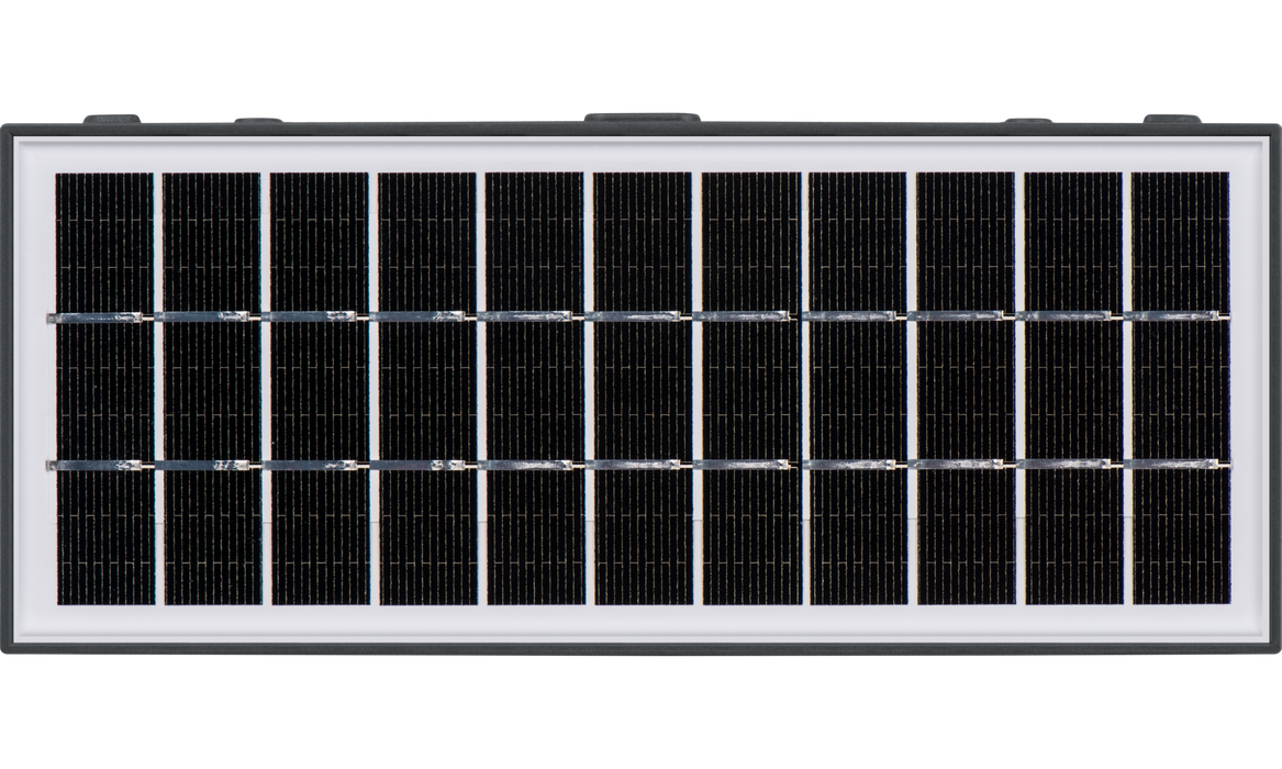 Luceco LEXSBR80G30 Decorative Solar Brick Light with PIR Sensor Slate Grey IP54 6W 800lm 3000K