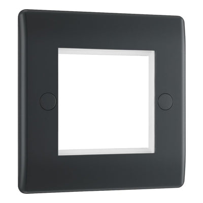 BG Part M Single HDMI Socket Graphite - White Insert