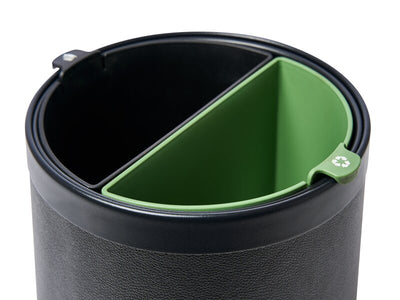 Corby Highland 9L Double Layer Bin in Black PU Leather