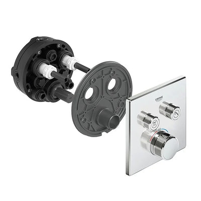 Grohe Grohtherm SmartControl Thermostat for concealed installation with 2 valves by Grohe (Grohe-29124000)
