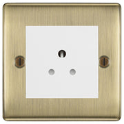 BG Nexus Metal Antique Brass 2A Unswitched Socket NAB28MW by British General (BG-NAB28MW)