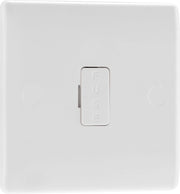 BG 854 Moulded Round Edge | White | 13A Unswitched Fused Connection Unit by British General (BG-854)