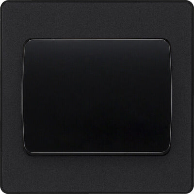 BG Evolve Matt Black Screwless Switches & Sockets Black Inserts Full Range by British General