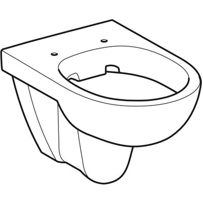 Geberit Selnova 355mm Rimless Wall Hung Pan - 501.045.00.7 by Geberit (Geberit-501.045.00.7)