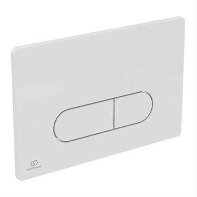 Ideal Standard Oleas M1 Mechanical Dual Flush Plate - White - R0115AC