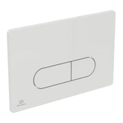 Ideal Standard Oleas M1 Mechanical Dual Flush Plate - White - R0115AC by Ideal Standard (IdealStandard-R0115AC)