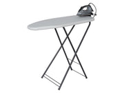 Corby Berkshire Ironing Centre in Light Grey with Sherwood 1200W Steam Iron - UK Plug