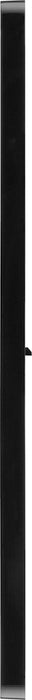 BG RPCDMB6B Evolve Grid Matt Black 6 Module Square Front Plate - Black Trim