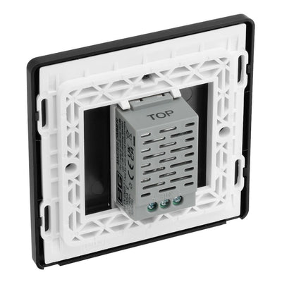BG Evolve Polished Copper Single Master Touch Dimmer Switch PCDCPTDM1B with 35mm Steel Back Box