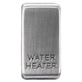 BG GRMWPC Nexus Grid Brushed Steel 'Water Heater' Rocker