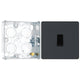 BG Evolve Matt Grey 1 Gang 20A 16AX Intermediate Light Switch PCDMG13B with 25mm Steel Back Box