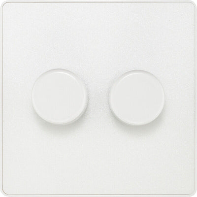Switches: BG Evolve Pearlescent White Screwless Switches & Sockets White Insert Full Range PCDCL12W - Single Light Switch 20A by British General (BG-EVOLVE-PEARLESCENT-WHITE-PCDCL12W)