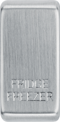 BG Electrical RRFFBS Nexus Grid Brushed Steel Rocker Fridge Freezer