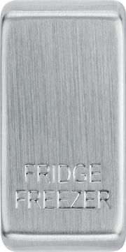 BG Electrical RRFFBS Nexus Grid Brushed Steel Rocker Fridge Freezer