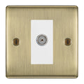 BG Nexus Metal Antique Brass Co-axial Socket NAB60W