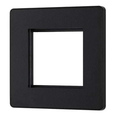BG Evolve Matt Black Dual USB Charger 3.1A Output Socket - Black Insert