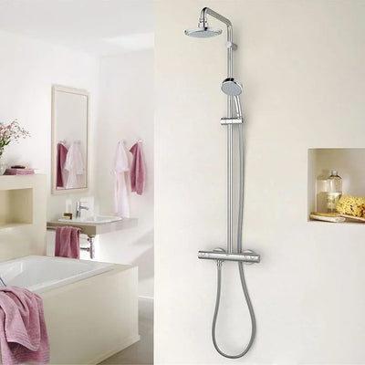 Grohe Tempesta Cosmopolitan 160 Shower system with thermostat for wall mounting; Chrome by Grohe (Grohe-27922000)