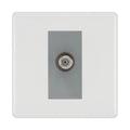 BG White Moulded Satellite Socket NWM64G