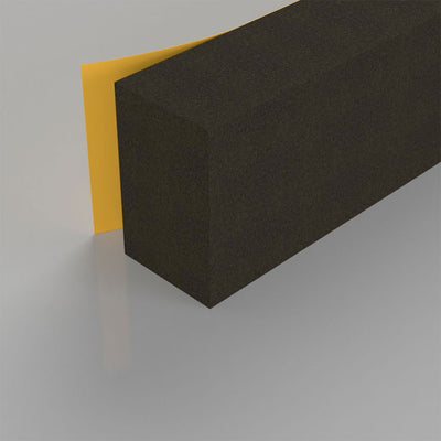 Other Door Hardware: Self Adhesive Extra Thick Foam Seals (3.5 metre) Black by Astroflame (Astro-ADETWSBLK/3.5)