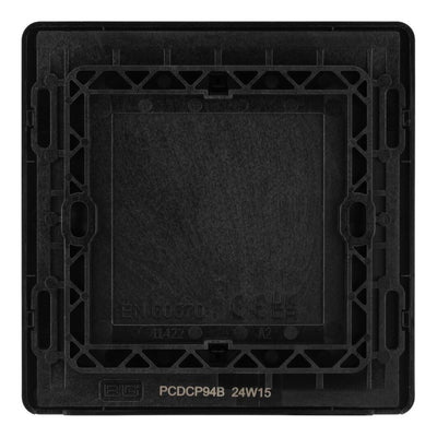 BG Evolve Polished Copper Single Blank Plate PCDCP94B with 35mm Steel Back Box