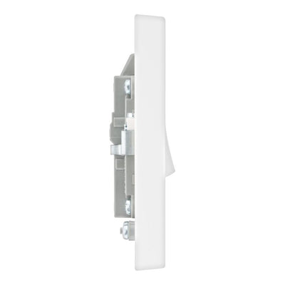BG 931 Moulded Square Edge | White | 1 Gang 20A 2 Pole Neon Switch by British General (BG-931)