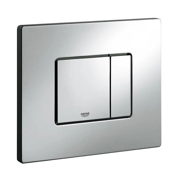 Grohe SKATE COSMOPOLITAN WC Wall Plate; Dual Flush; Chrome