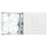 BG Evolve Pearlescent White RJ45 Cat6 Data Outlet PCDCLRJ451W with 25mm Steel Back Box