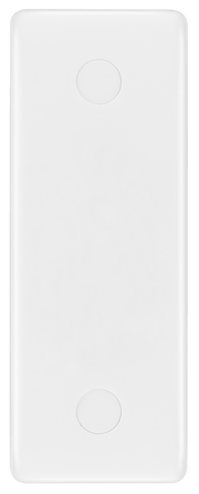 BG 836 Moulded Round Edge | White | 1 Gang Architrave Blank Plate by British General (BG-836)