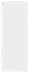 BG 836 Moulded Round Edge | White | 1 Gang Architrave Blank Plate by British General (BG-836)