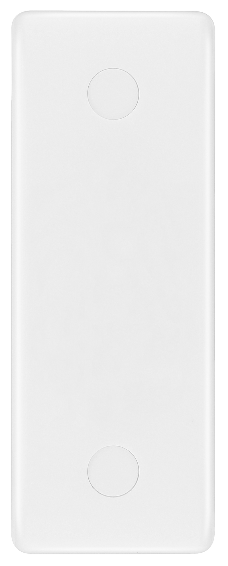 BG 836 Moulded Round Edge | White | 1 Gang Architrave Blank Plate