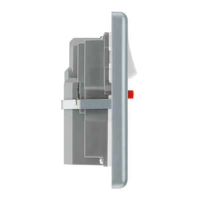 BG MC522ARCD Metal Clad 13A 2G SP Type A RCD Protection Switched Socket