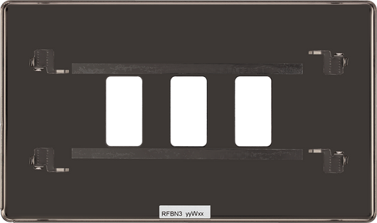 RFBN3 Back - The Grid modular range from British General allows you to build your own module configuration with a variety of combinations and finishes.