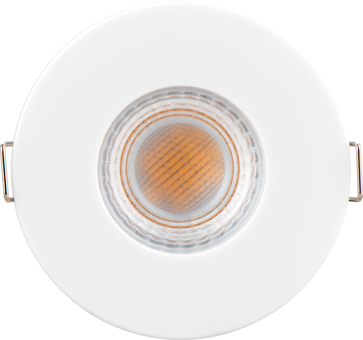 Luceco EFTF5W40 FType Essence White IP65 5W 550lm 4000K 90mm Dimmable Fire-Rated LED Downlight