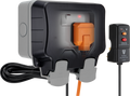 BG WP22KIT/3 Nexus Storm IP66 2 Gang 13A 30mA Non-Latching RCD 3m Cable Switched Socket