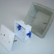 Other Building Materials: Astroflame Intumescent Socket Box Cover Double Box Cover by Astroflame (ASTRO-AFFRASOCD)