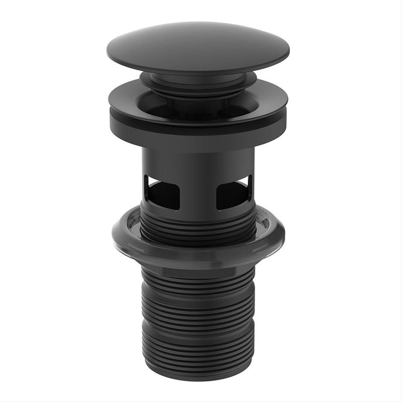 Ideal Standard Luxury Basin Slotted Clicker Waste - Black - E1482XG