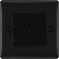 BG Nexus Metal Matt Black 5A Unswitched Socket NFB29MB