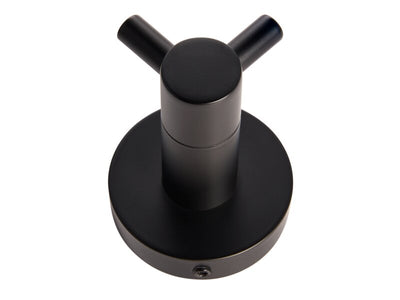 Corby Harrogate Double Clothes Hook in Black