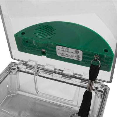 Extinguishers & Equipment: Access Control Cover - Surface Mounted Universal Stopper STI 13110EG / STI 13120EG Alarmed by STI EMEA (SAFELINCS-ST13120EG)