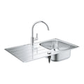 Grohe K200 Kitchen Single Bowl Sink BauEdge Tap Set, Surface Mounting, 31562SD1