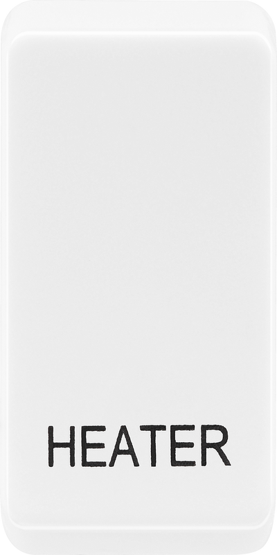 BG RRHTPCDW Evolve Grid White 'HEATER' Rocker by British General (BG-RRHTPCDW)
