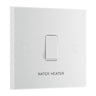 BG 932 Moulded Square Edge | White | 1 Gang 20A 2 Pole 'Water Heater' Flex Outlet Switch by British General (BG-932)