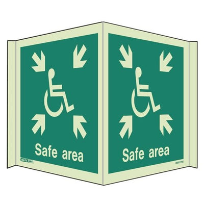 Extinguishers & Equipment: Panoramic Safety Signs AED Defibrillator by Jalite signs (Safelincs-JS4395P20)