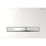 Geberit Sigma50 Square Dual Flush Plate - Chrome & Gloss Chrome - 115.788.21.2 by Geberit (Geberit-115.788.21.2)