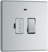BG Electrical FPC52 Nexus Screwless Flat-Plate Switched Fused Connection Spur Unit Polished Chrome Neon 13A by British General (BG-FPC52-Shopify-SA_1)