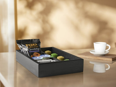 Corby Buxton Coffee Pod & Sachet Holder in Black BUSA Bamboo