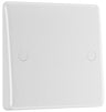 BG 858 Moulded Round Edge | White | 20A Bottom Entry Flex Outlet by British General (BG-858)